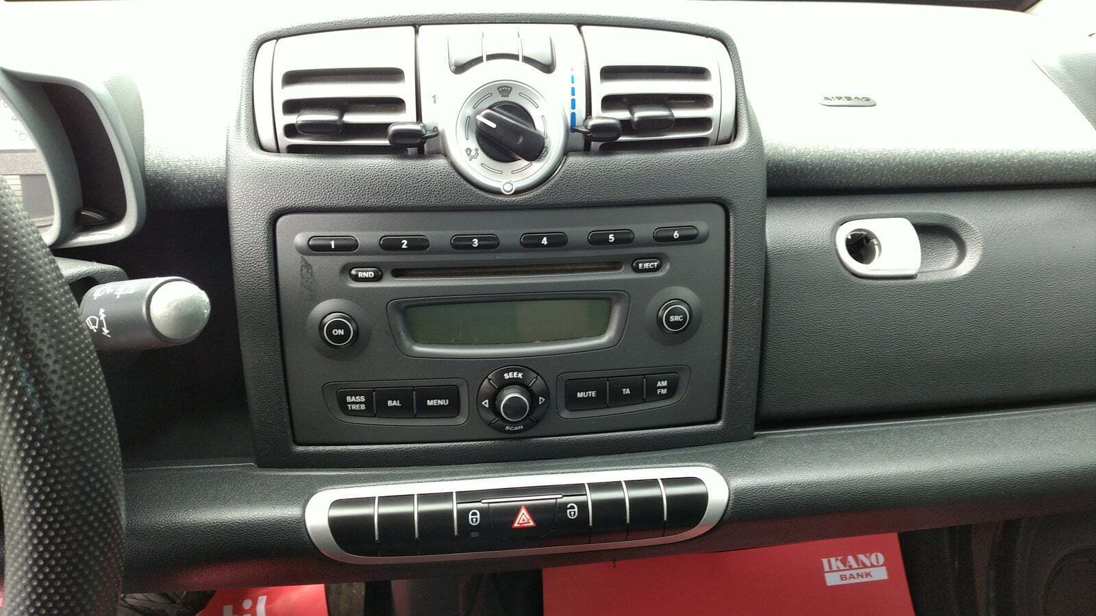 Orange Smart ForTwo Coupé fra 2008 set indefra