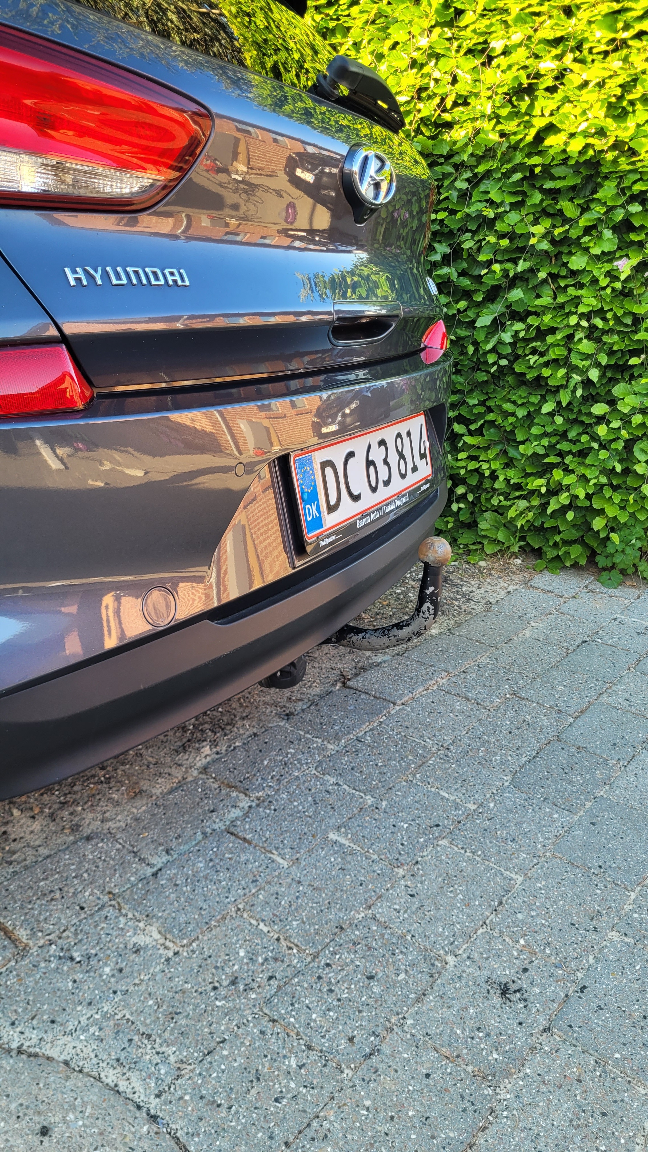 Grå Hyundai i30 fra 2017