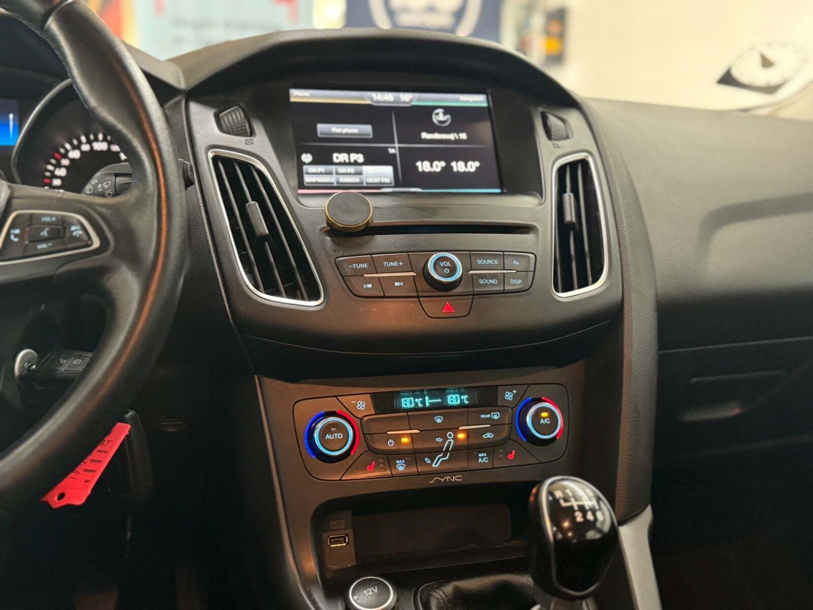 Sølv Ford Focus fra 2015