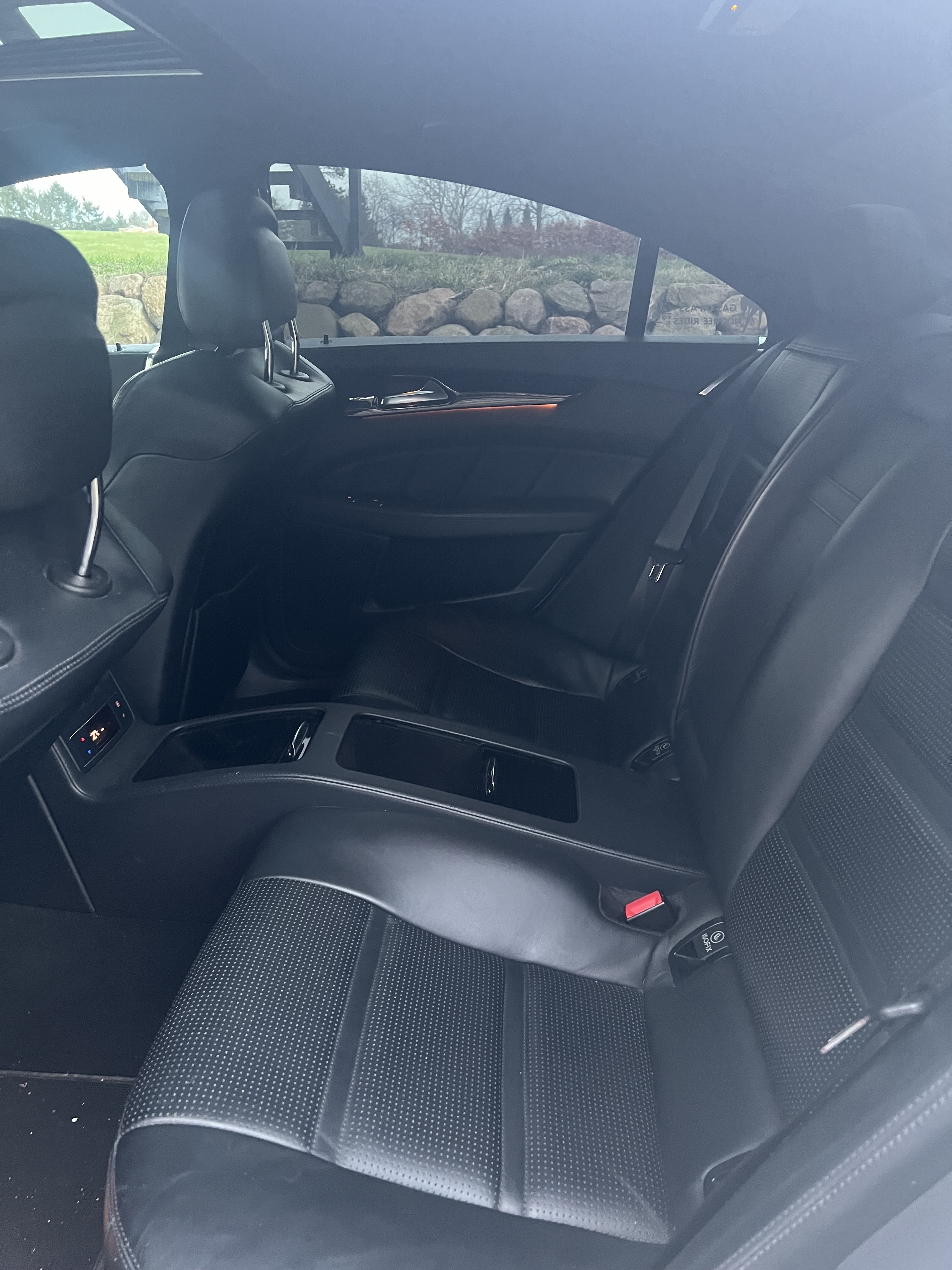 Hvid Mercedes CLS220 fra 2013