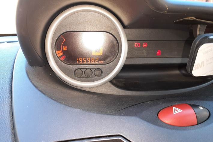 Hvid Renault Twingo fra 2010