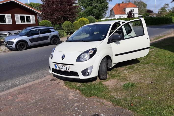 Hvid Renault Twingo fra 2010