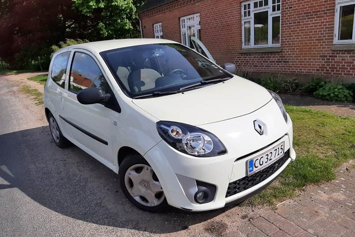 Hvid Renault Twingo fra 2010