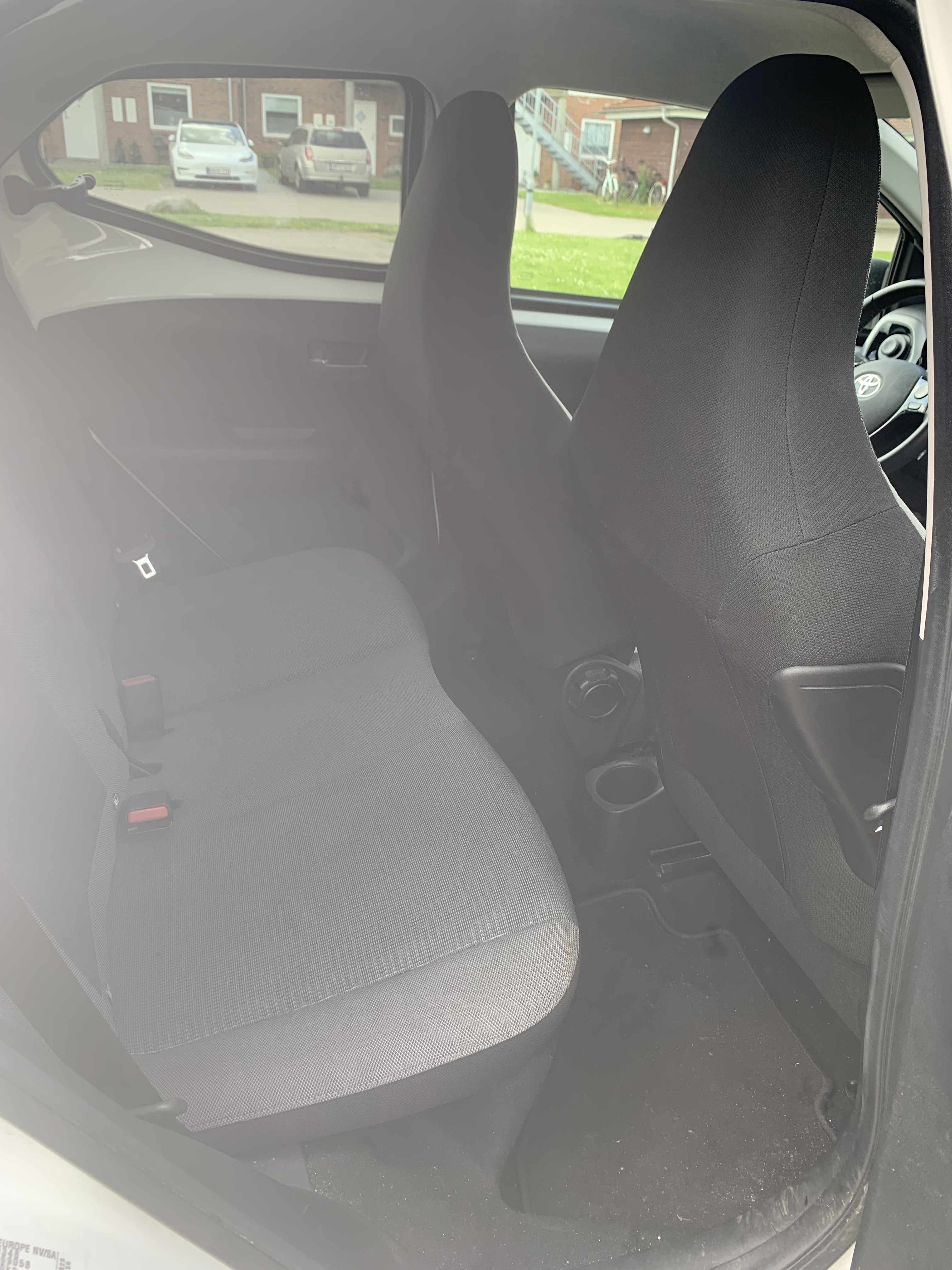 Hvid Toyota Aygo fra 2021