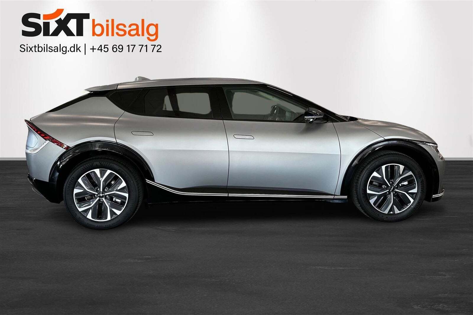 Grå Kia EV6 fra 2024