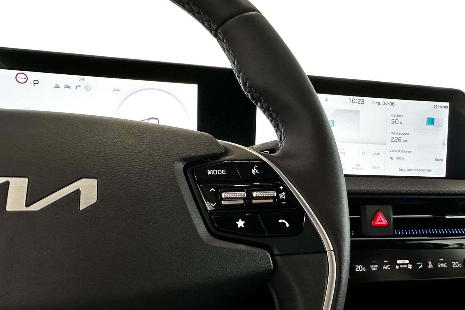 Grå Kia EV6 fra 2024