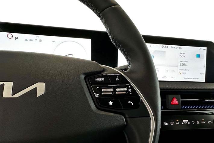 Grå Kia EV6 fra 2024