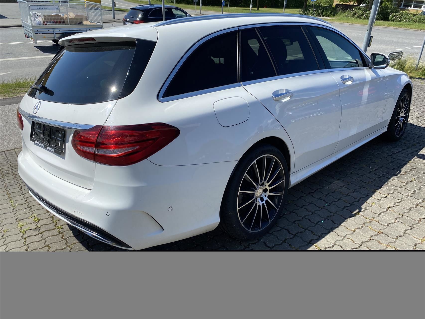 Hvid Mercedes C220 d fra 2015