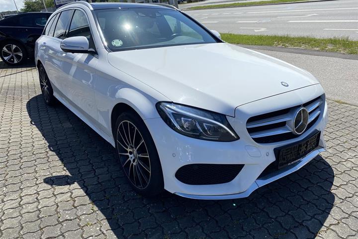 Hvid Mercedes C220 d fra 2015