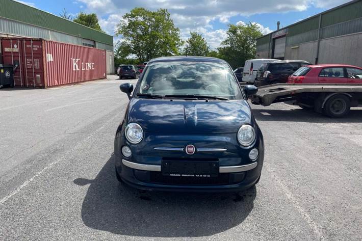 Grøn Fiat 500 fra 2013