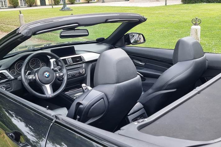 Sort BMW 4-serie fra 2014