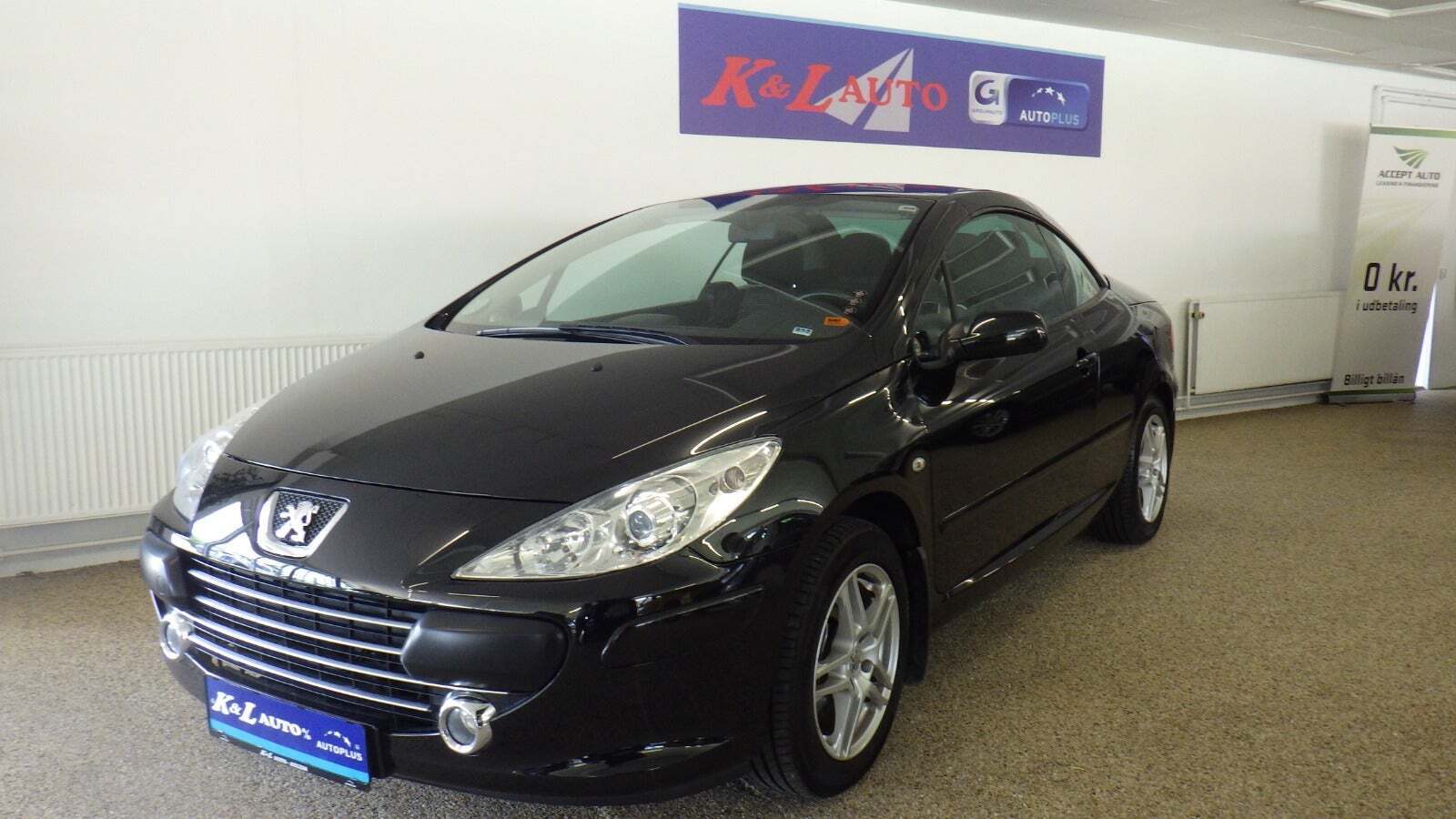 Sort Peugeot 307 fra 2007