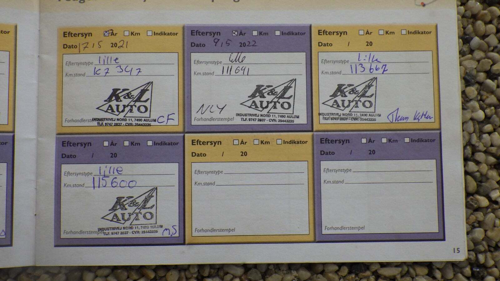 Sort Peugeot 307 fra 2007