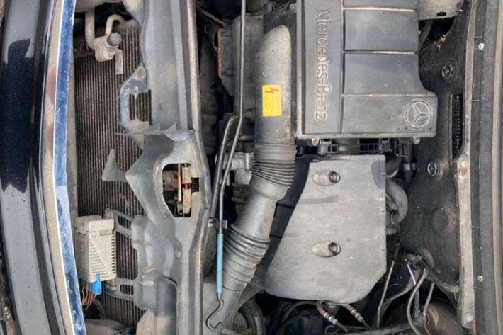 Sort Mercedes A160 fra 2002