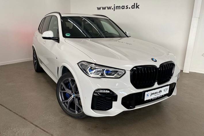Hvid BMW X5 fra 2021