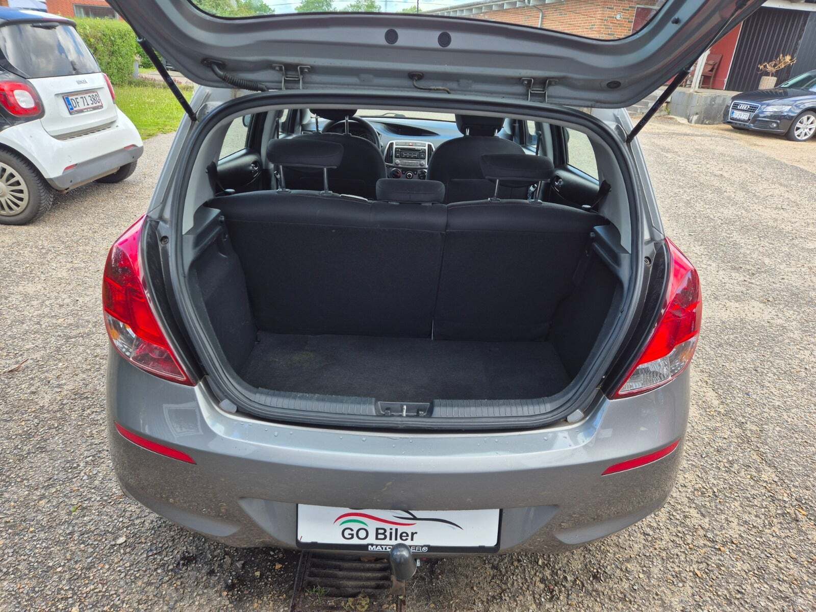 Grøn Hyundai i20 fra 2013