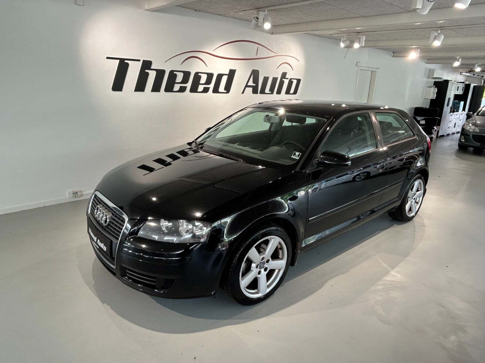 Sort Audi A3 fra 2008