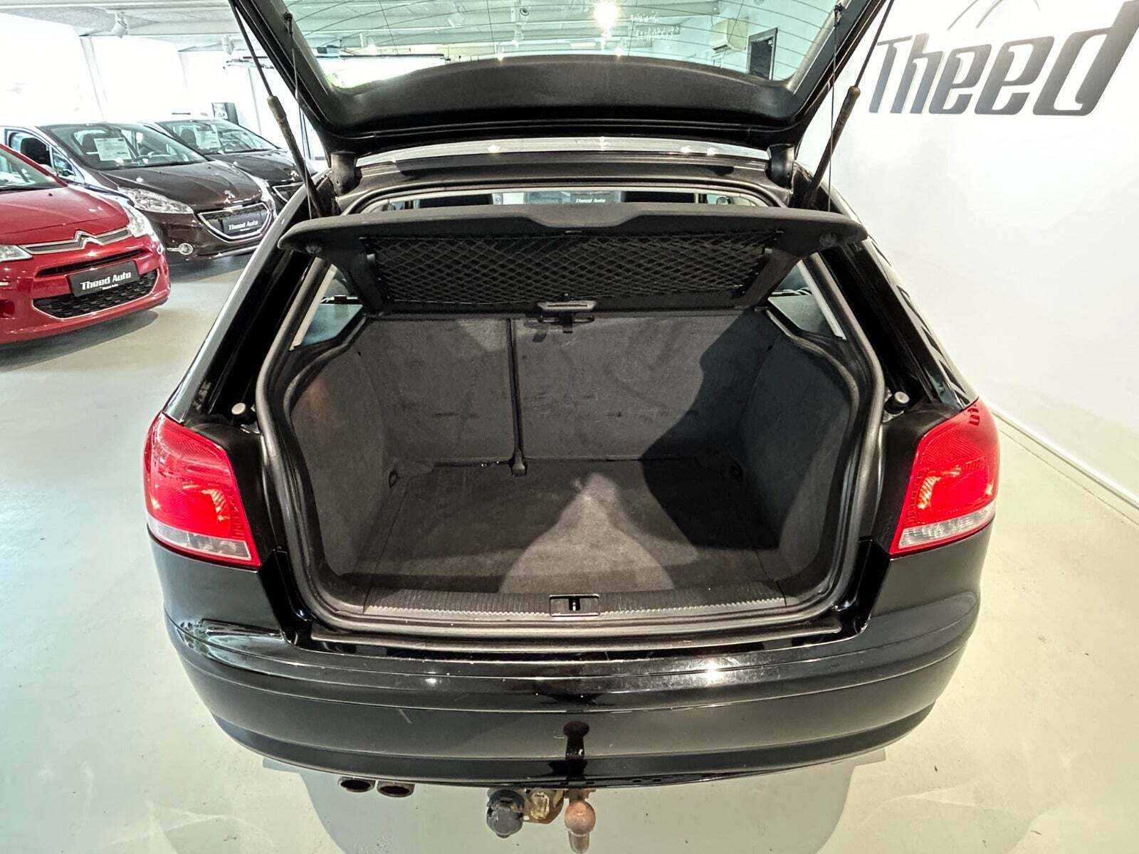 Sort Audi A3 fra 2008