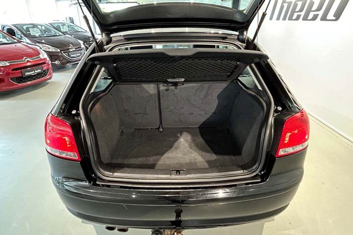 Sort Audi A3 fra 2008