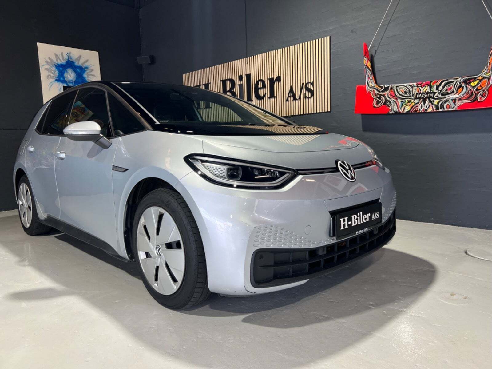 Sølv VW ID.3 fra 2020