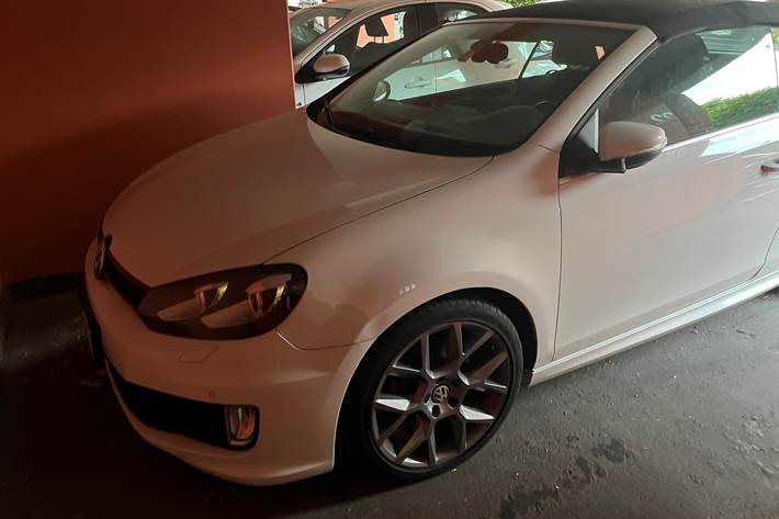 Hvid VW Golf VI fra 2019