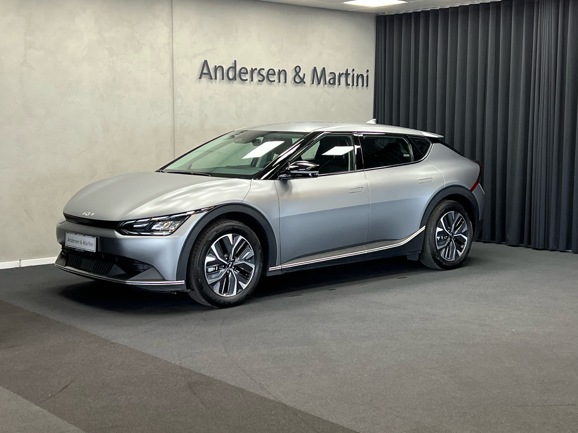 Grå Kia EV6 fra 2022