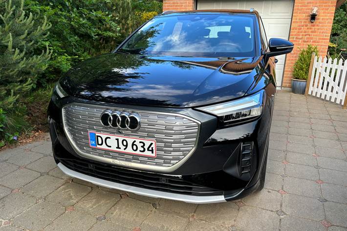 Sort Audi Q4 e-tron fra 2021