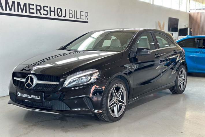 Sort Mercedes A200 fra 2015