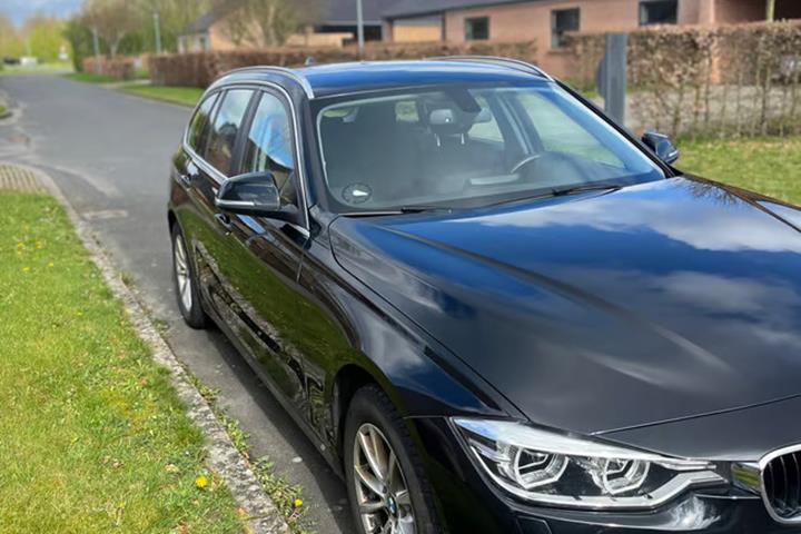 Sort BMW 3-Serie fra 2019