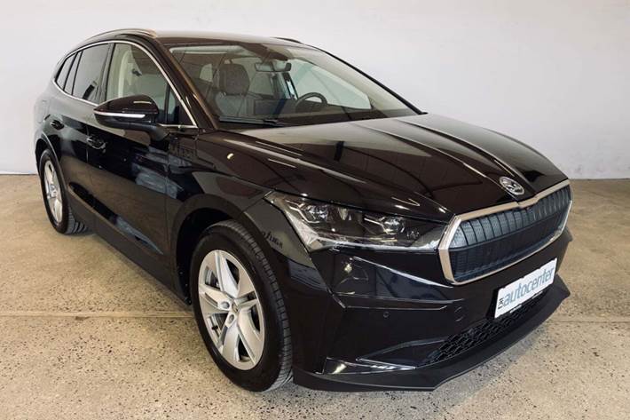 Sort Skoda Enyaq fra 2023