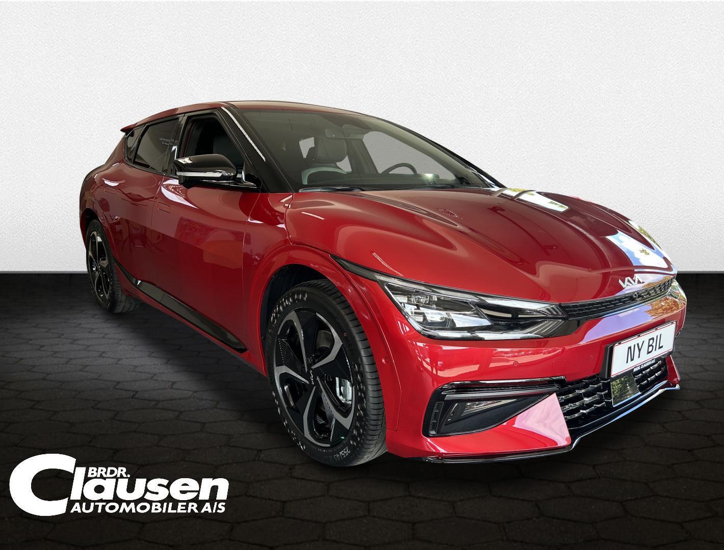 Rød Kia EV6 fra 2023