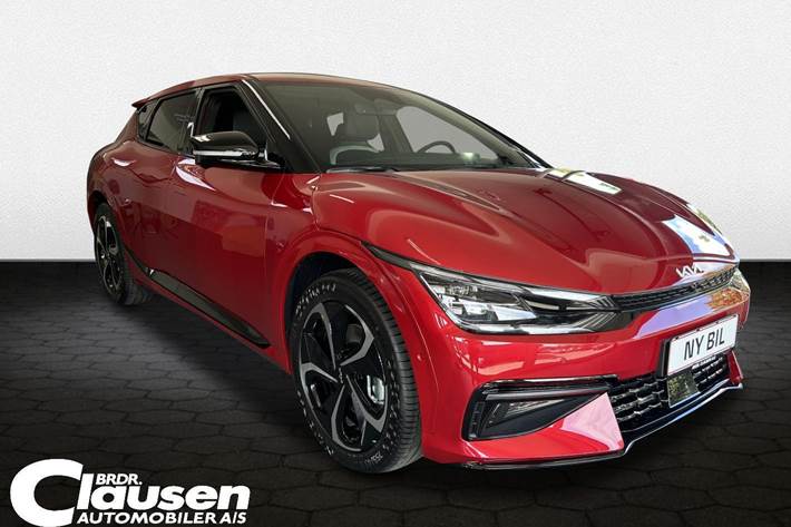 Rød Kia EV6 fra 2023