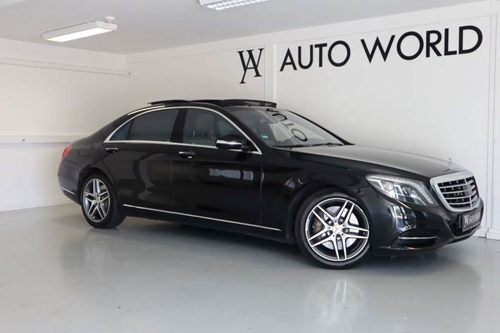 Sort Mercedes S500 fra 2014