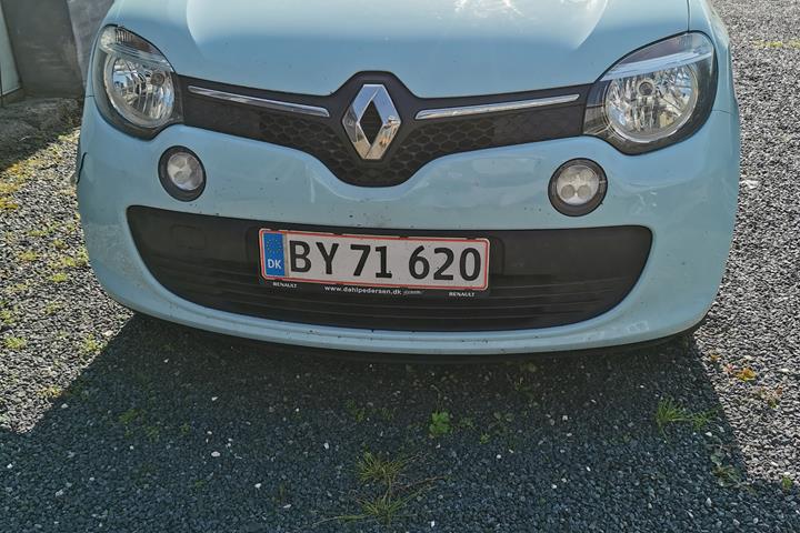 Blå Renault Twingo fra 2016