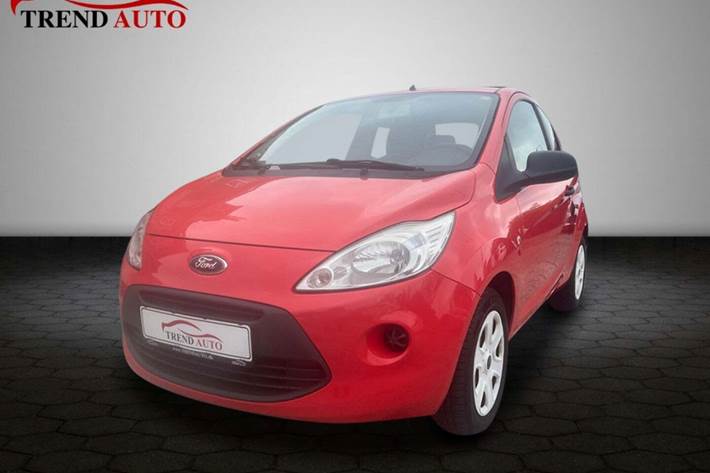 Rød Ford Ka fra 2011