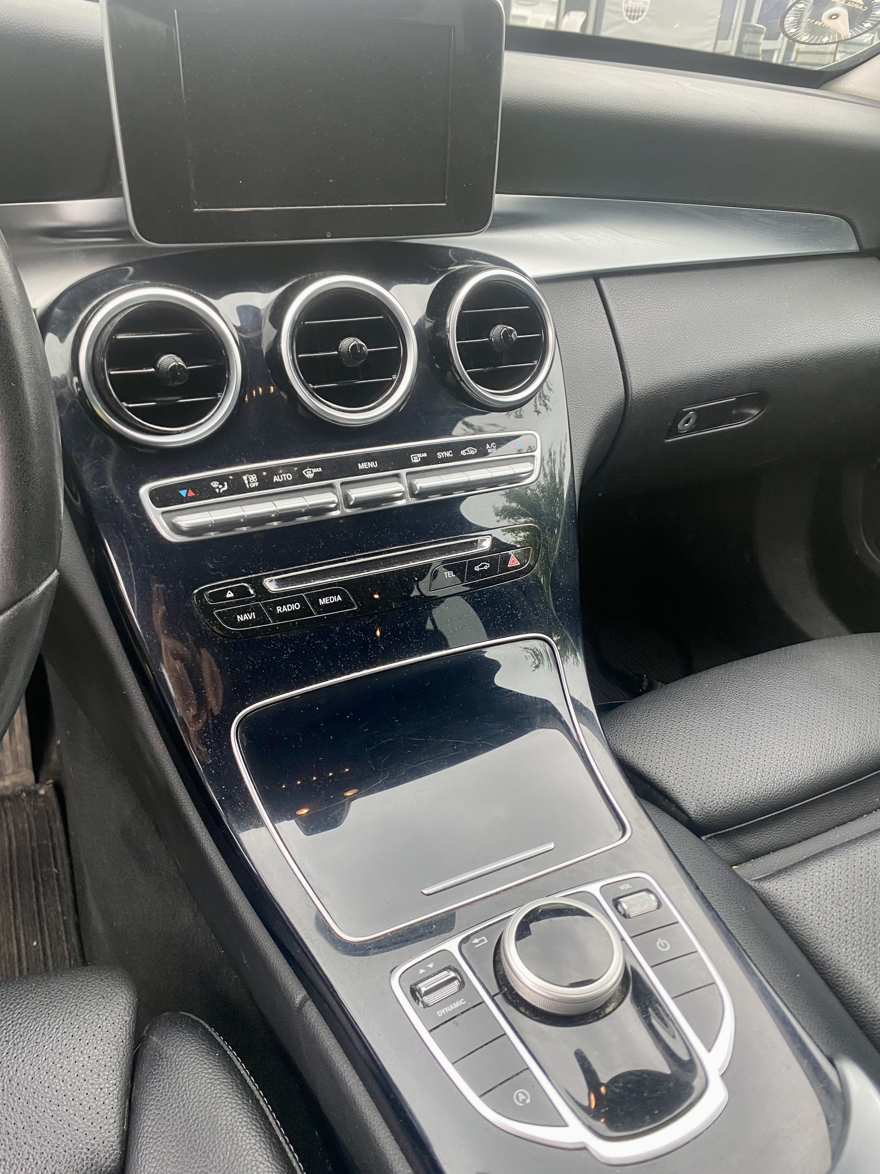 Grå Mercedes C-Klasse fra 2016