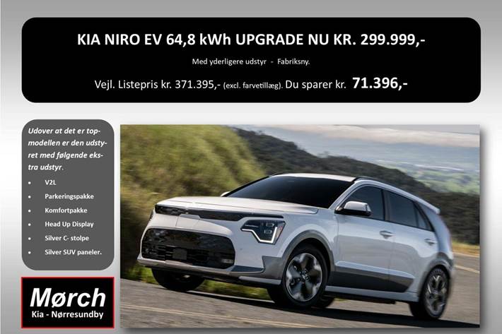 Hvid Kia Niro fra 2024