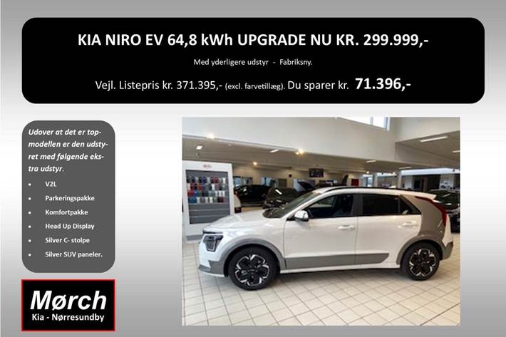 Hvid Kia Niro fra 2024