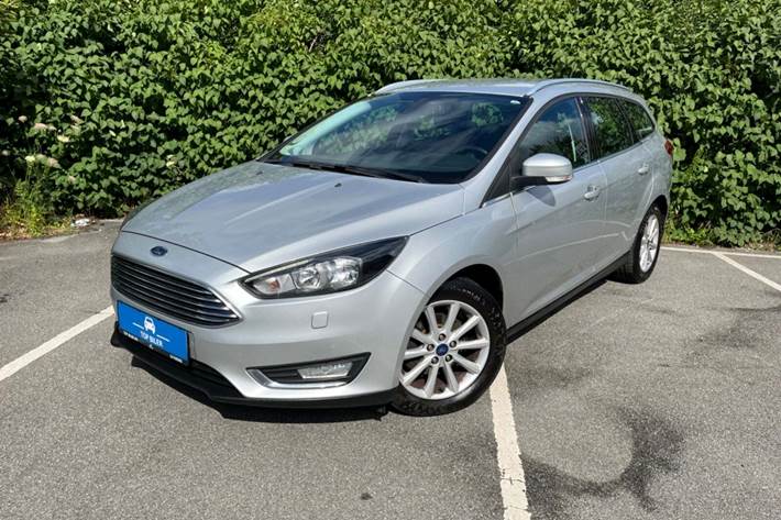 Sølv Ford Focus fra 2017