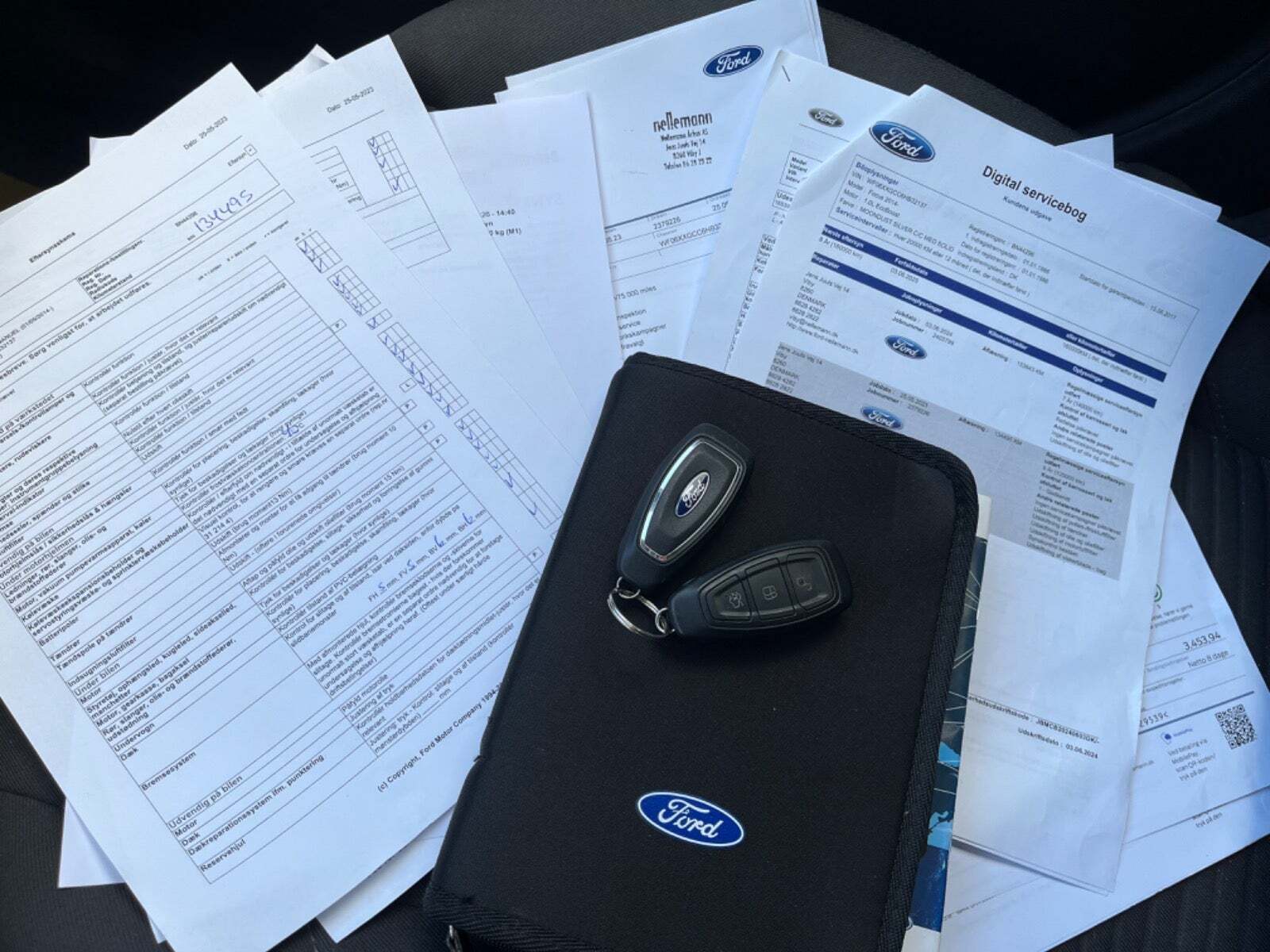 Sølv Ford Focus fra 2017