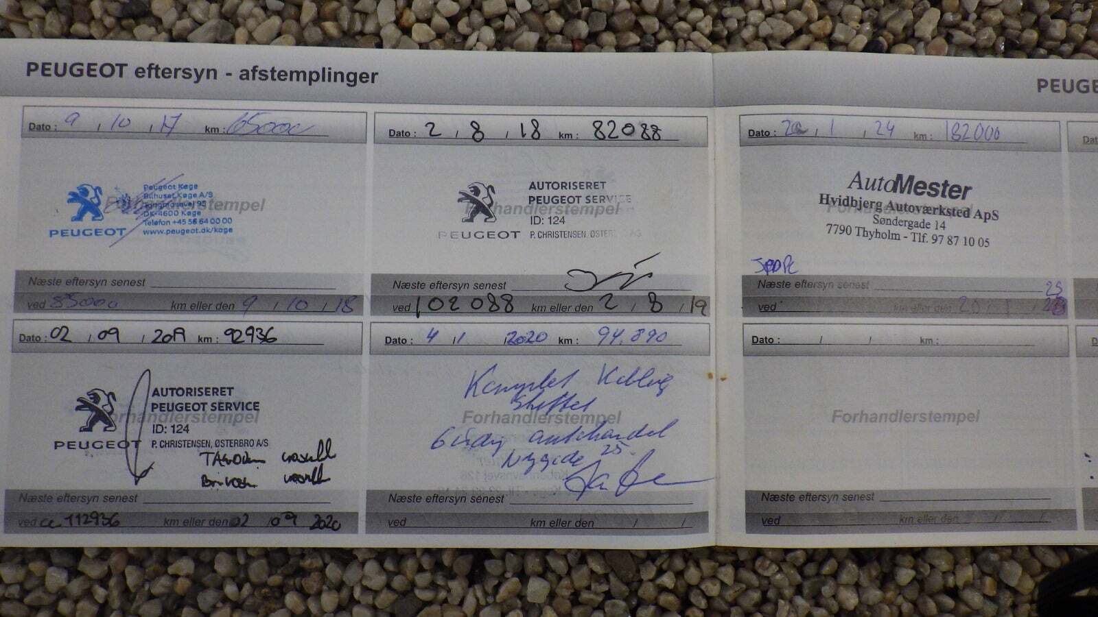 Sort Peugeot 207 fra 2010