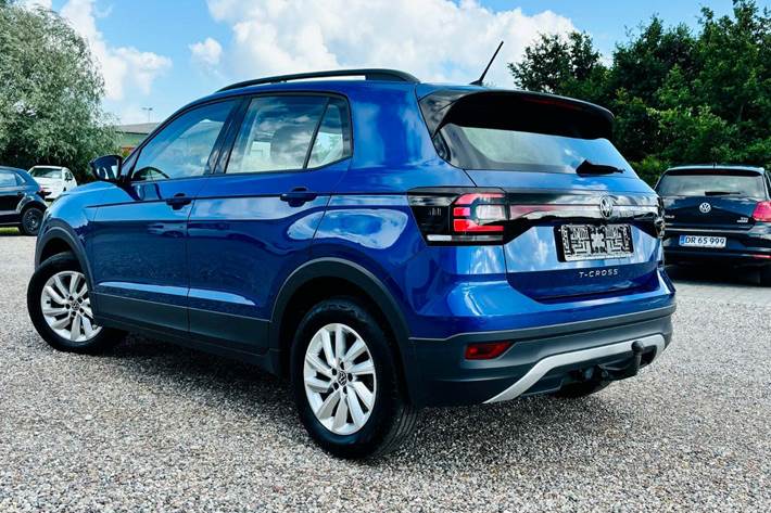 Blå VW T-Cross fra 2021