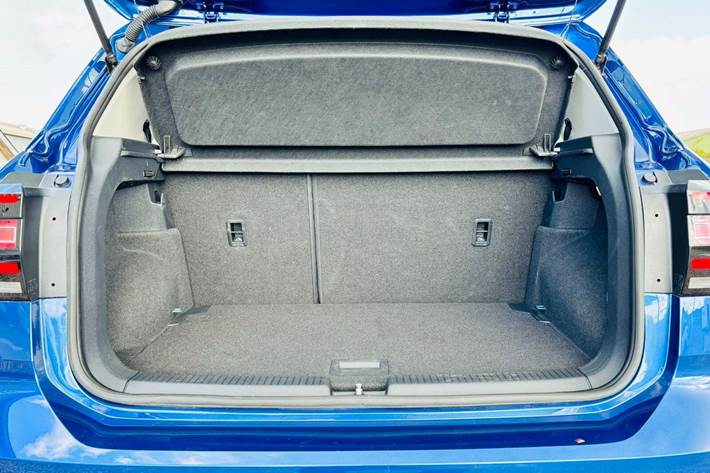 Blå VW T-Cross fra 2021