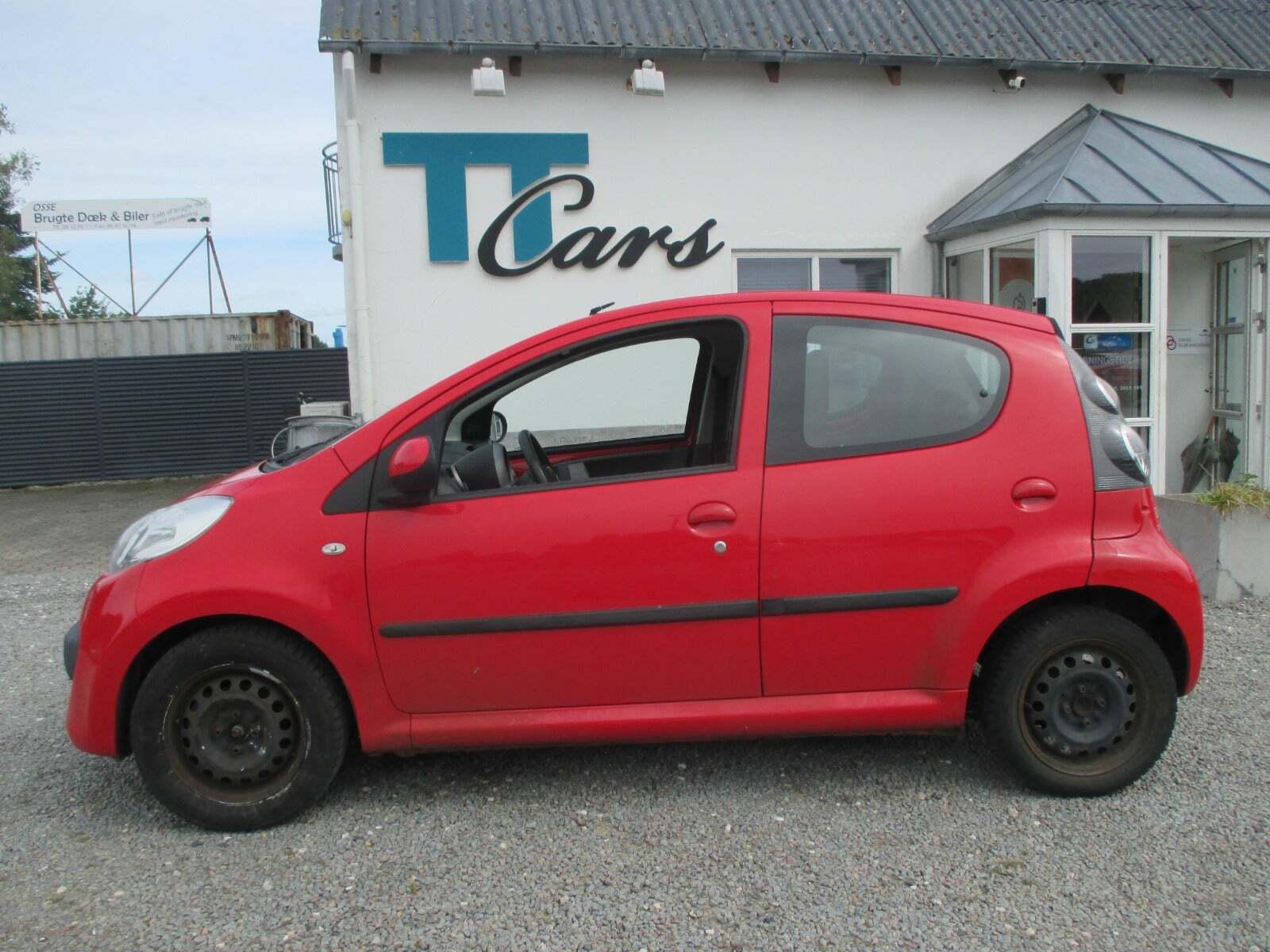 Rød Citroën C1 fra 2008