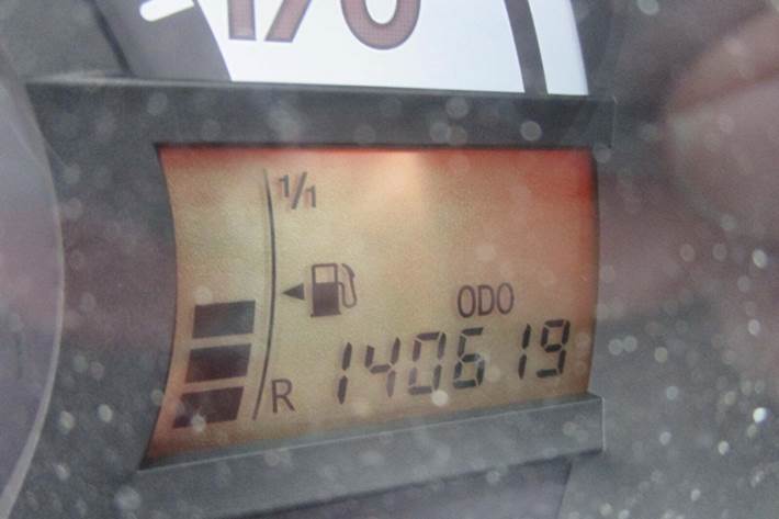 Rød Citroën C1 fra 2008