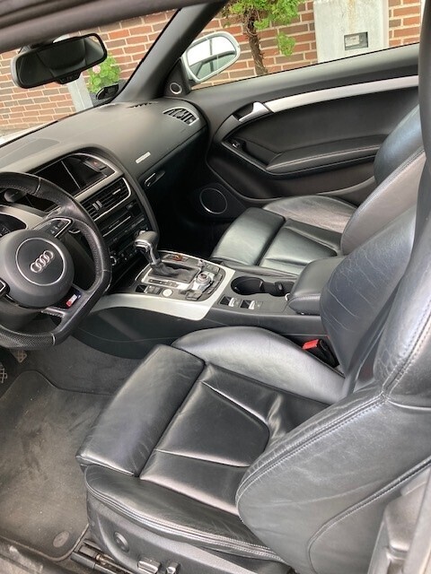 Hvid Audi A5 Cabriolet fra 2012
