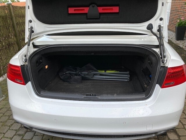Hvid Audi A5 Cabriolet fra 2012
