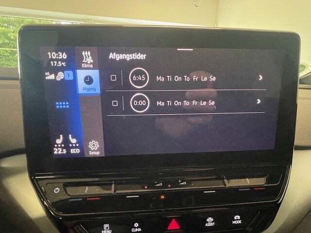 Blå VW ID.4 fra 2021