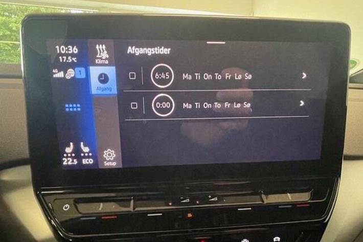 Blå VW ID.4 fra 2021