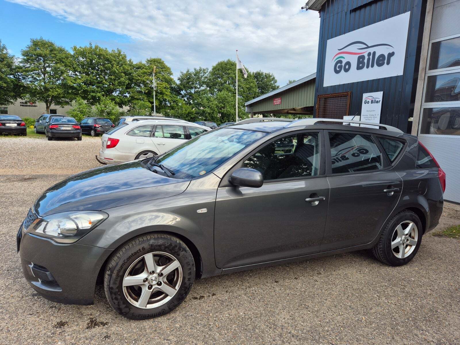 Grøn Kia Ceed fra 2011